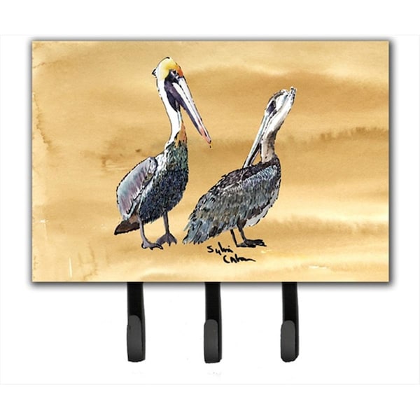 Carolines Treasures 6 x 9 In. Pelican Leash or Key Holder 8408TH68 - main